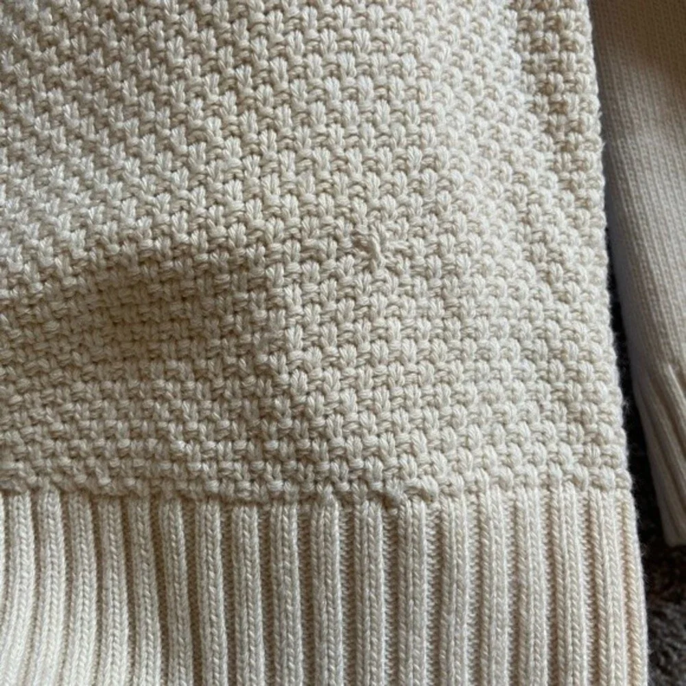J. Crew Embellished cable sweater size XL